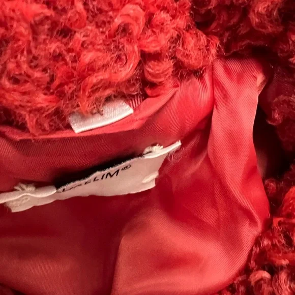Luxelim sz 4t Teddy Coat red